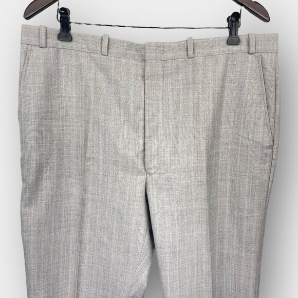 Sid Landen Merit Benchmark Men's 2-Piece Suit Gray 42R Flat Front Pants 38x31 - Picture 8 of 16